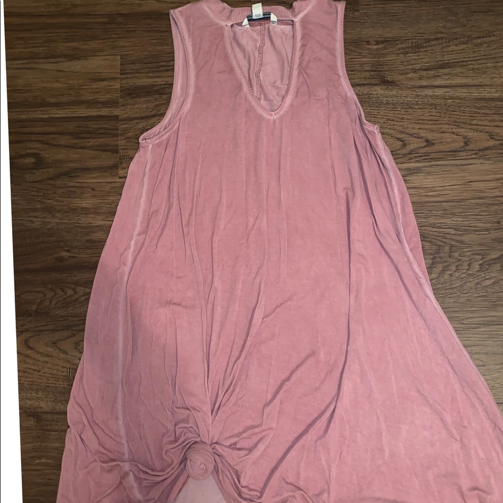 American eagle deep V-cut tank dress